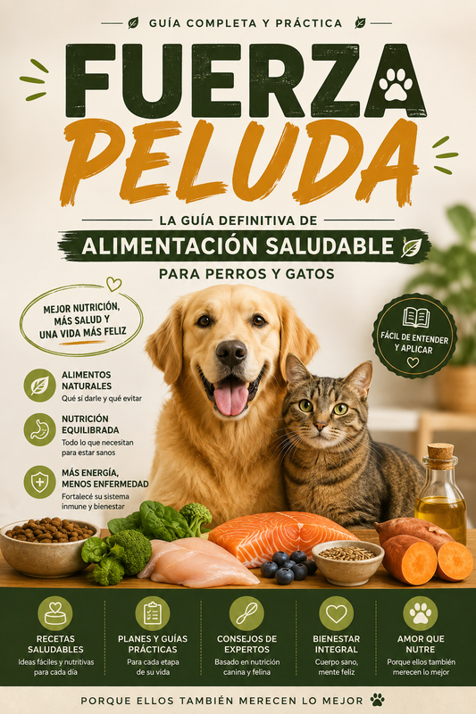 fuerza peluda: La guía definitiva de alimentación saludable para perros y gatos
